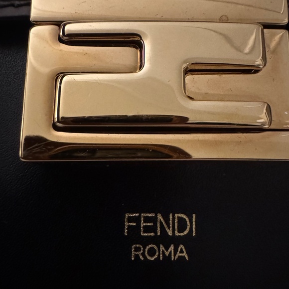 FENDI Vitello Liberty Bi-Color FF 1974 Authentic - Picture 9 of 9